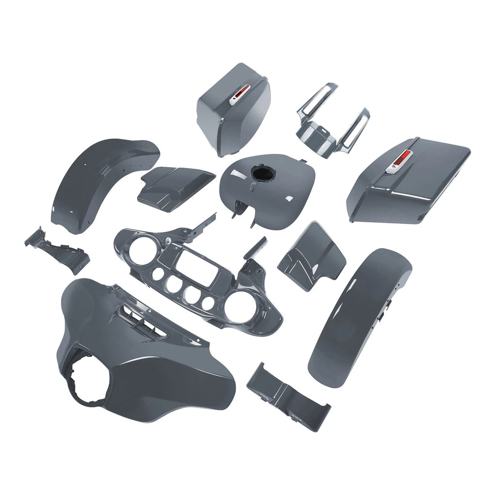 Fairing Bodywork Kit for Harley CVO Street Glide (2014–2024) Gunship Gray