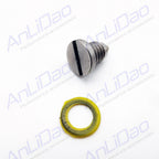 Magnetic Outdrive Gear Case Drain Plug Screw/Gasket for MerCruiser (22-8M0058389)