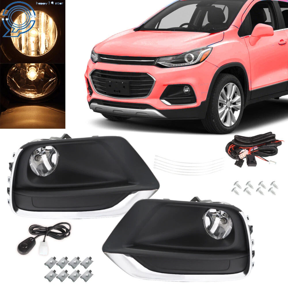Fog Lamp Assembly for Chevy Trax (2017–2021) Clear Lens