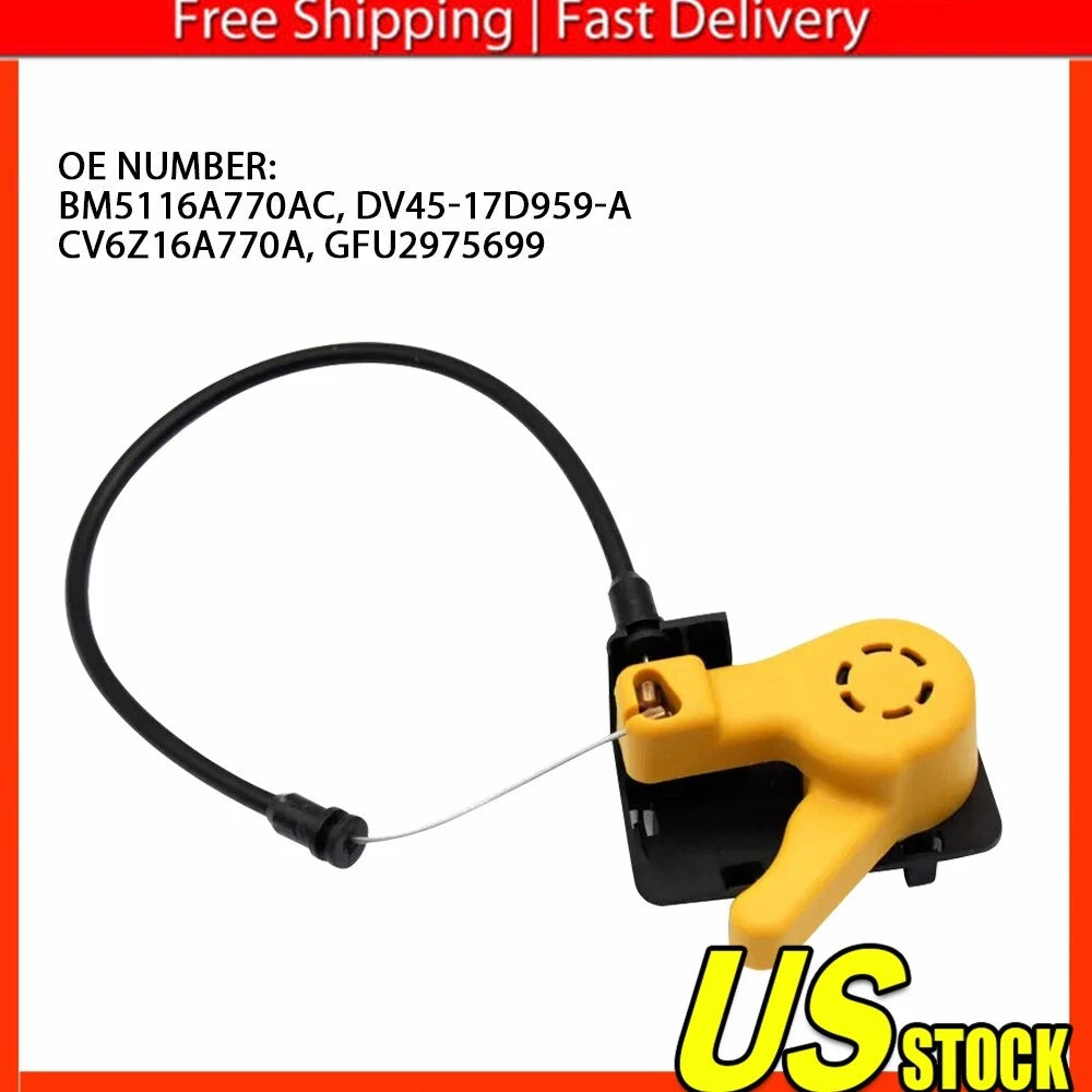 Hood Latch Release Cable Handle for Ford Focus (2012–2018)