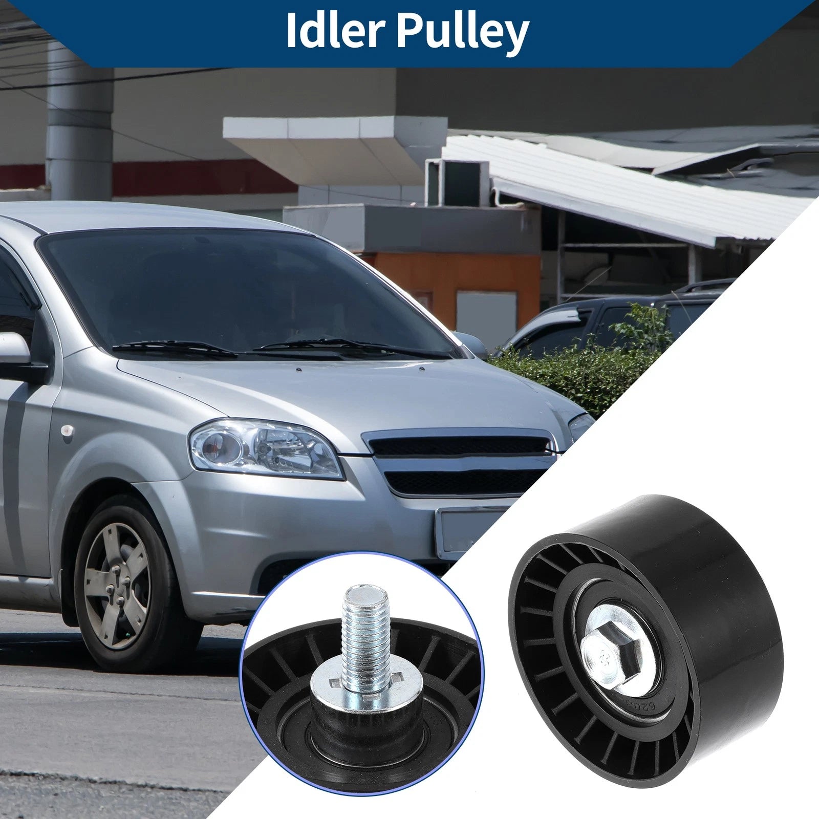 Drive Belt Idler Pulley for Pontiac Wave, Chevrolet (2005–2008) No.96350526