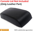 Center Console Lid Armrest Cover for Dodge Journey (2009–2010) Black Leather