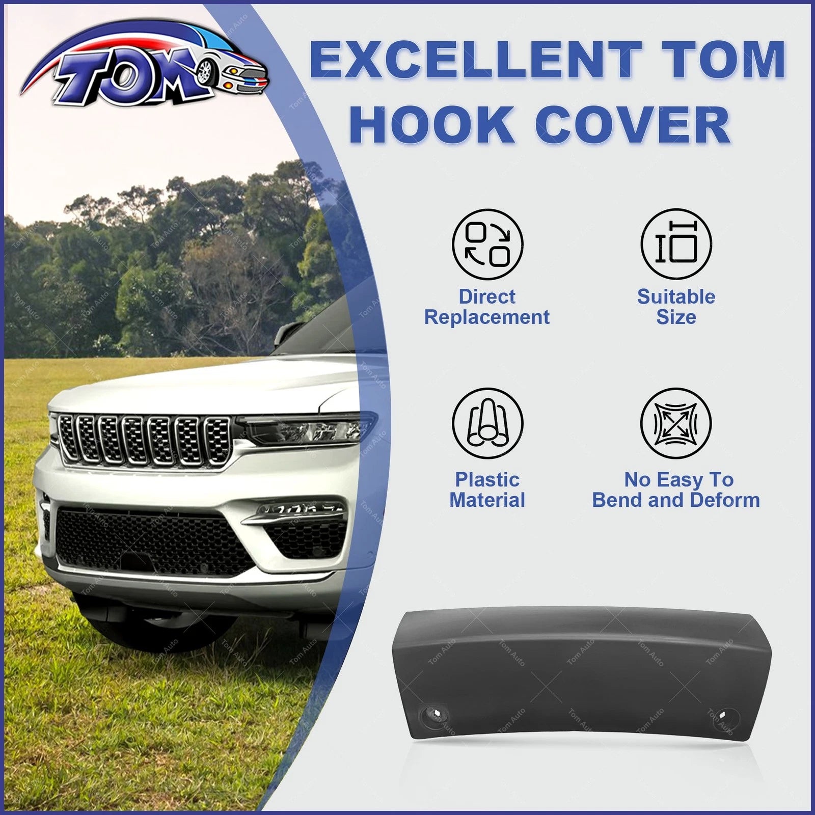 Hitch Cover for Jeep Grand Cherokee (2014-2022)