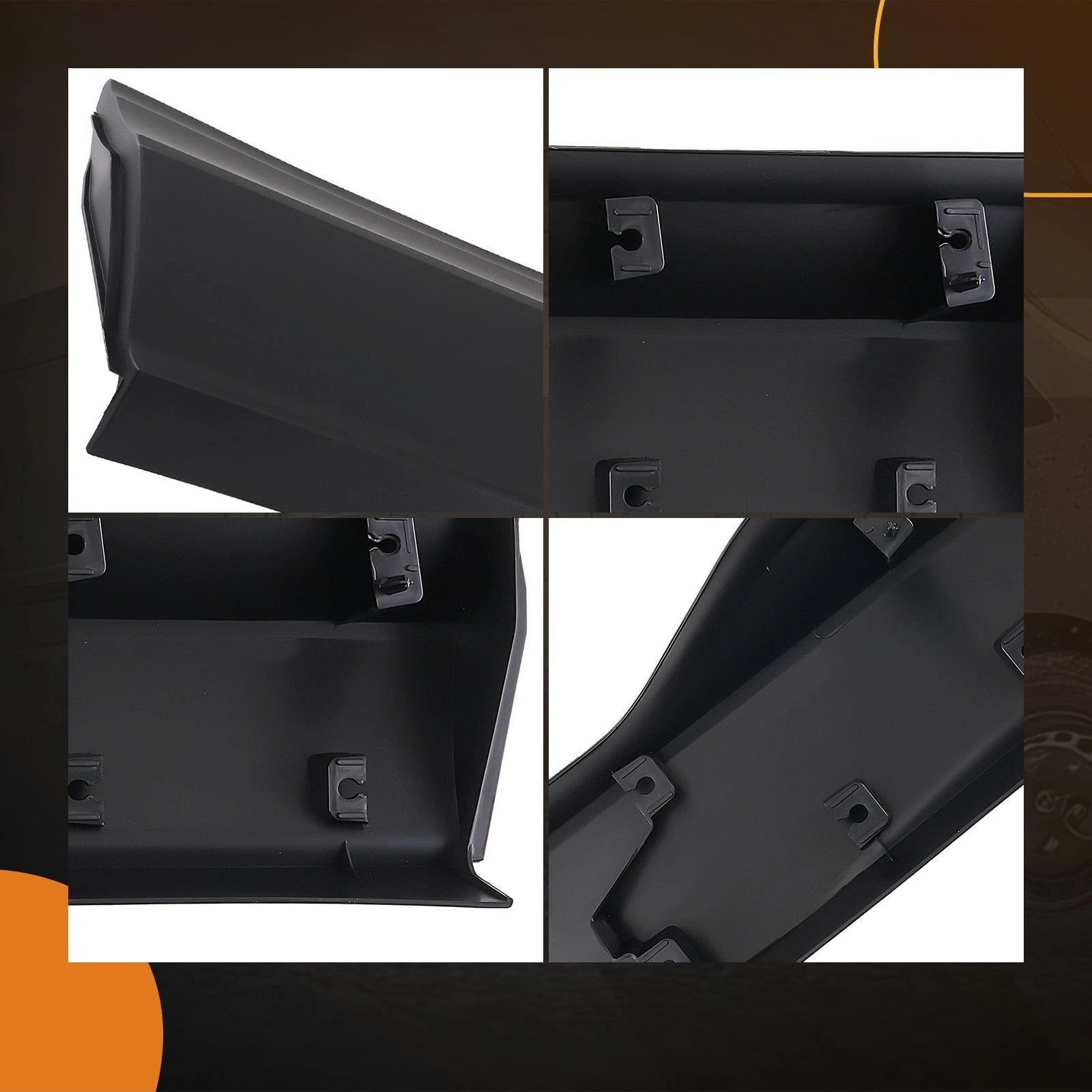 Door Molding Lower Trim for Ford Edge Sport/ST (2015–2023) Rear Left Black