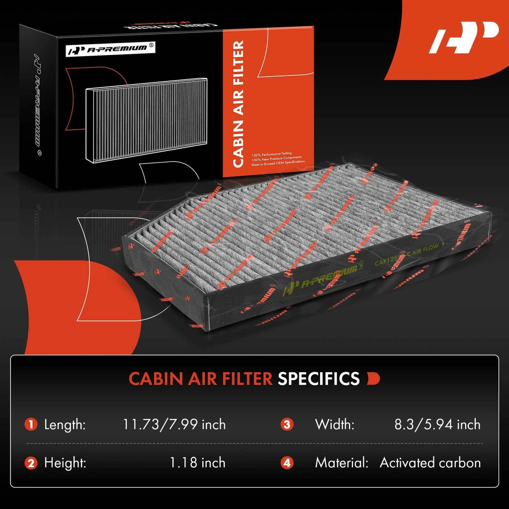 2X Activated Carbon Cabin Air Filter for BMW G20 G22 F87 G80 (2019–2023)