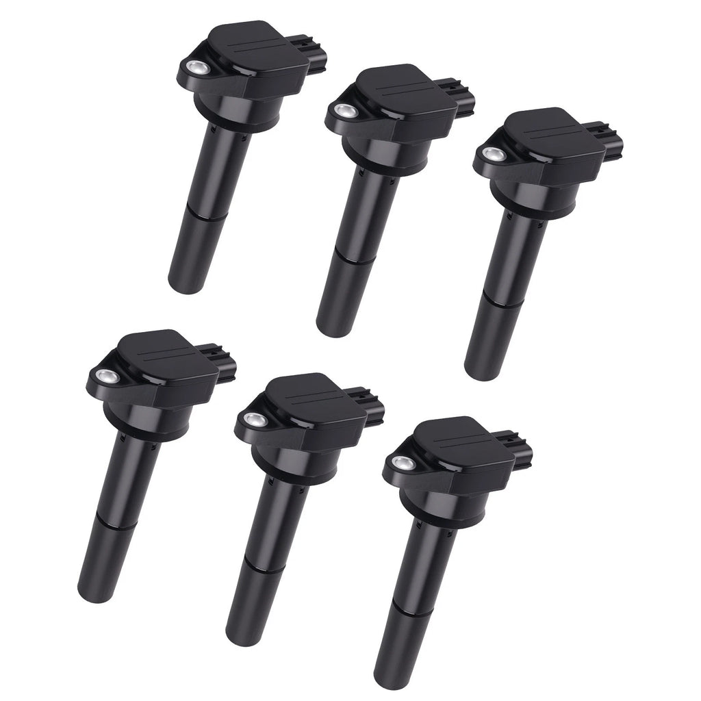 6 Ignition Coils for Mitsubishi Endeavor Galant 3.8L V6 (2004–2008) UF481 MN187373