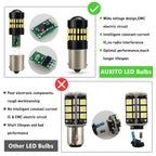 Set of 2 7506 Reverse LED Backup Light Bulbs for Make Model