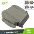 Driver Side Bottom Leather Seat Cover for Ford Expedition (2007–2014) Gray