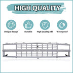 Chrome Grille for Chevy C K 1500 2500 3500 Silverado (1988-1993)