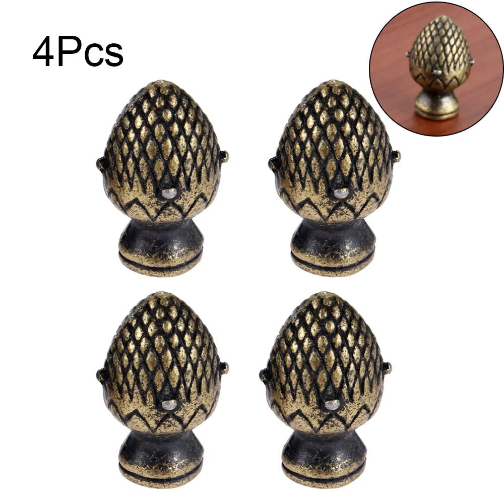 Set of 4 Strawberry Shape Door Pull Handles for Jewelry Box Drawer Cabinet