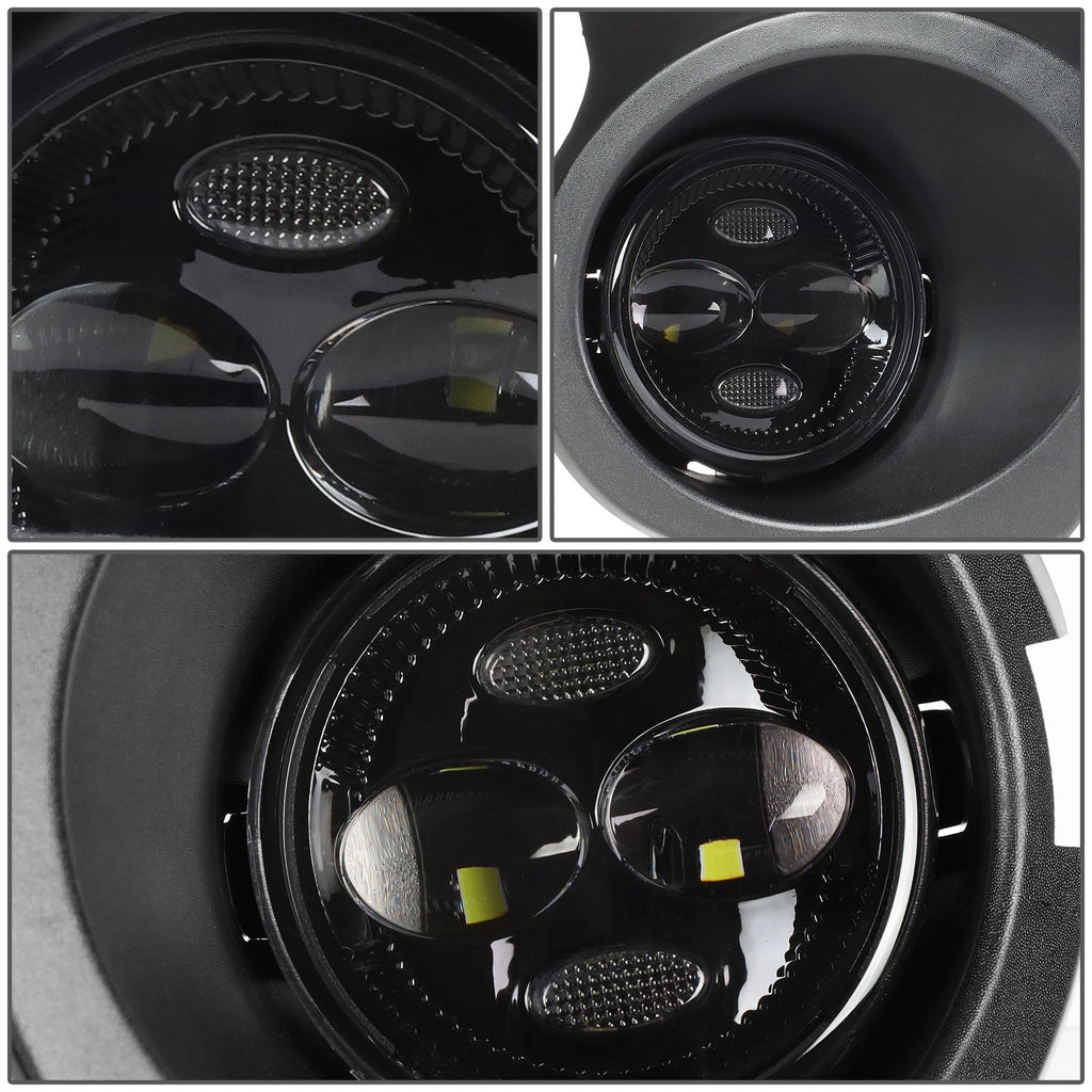 LED Projector Fog Light Lamp for Ford F150 (2009–2014) - Clear Lens, Bezel, Switch