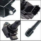 4PCS Ignition Coil for Nissan Altima Rogue Sentra Versa Cube (2013-2019)