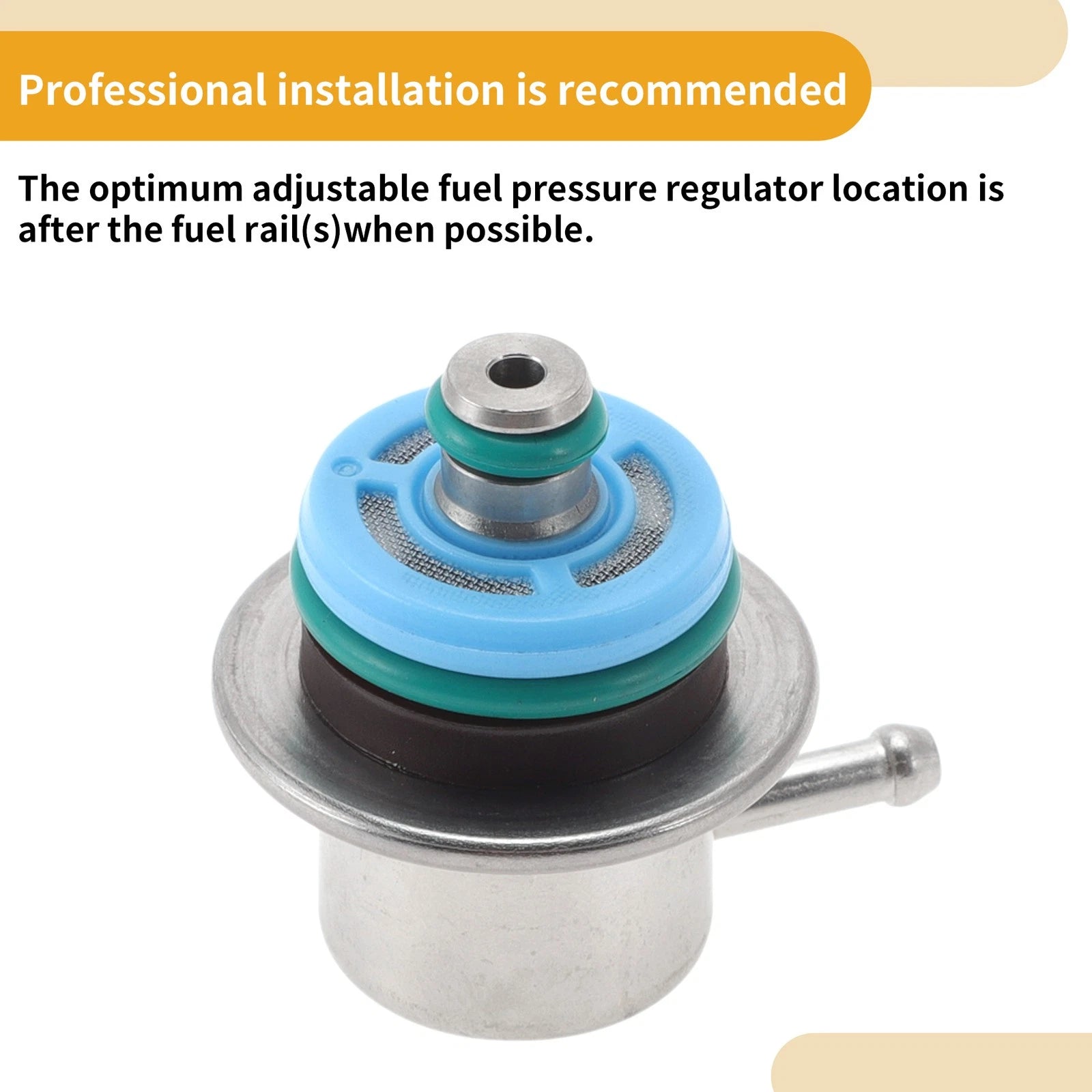 Fuel Pressure Regulator for Audi A3 (1996–2010) No. 0280160557 20-70 Psi