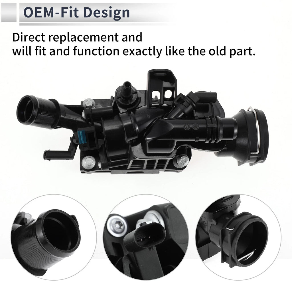 Engine Coolant Thermostat Housing Assembly for Ford Focus MK4 (2018–2023)