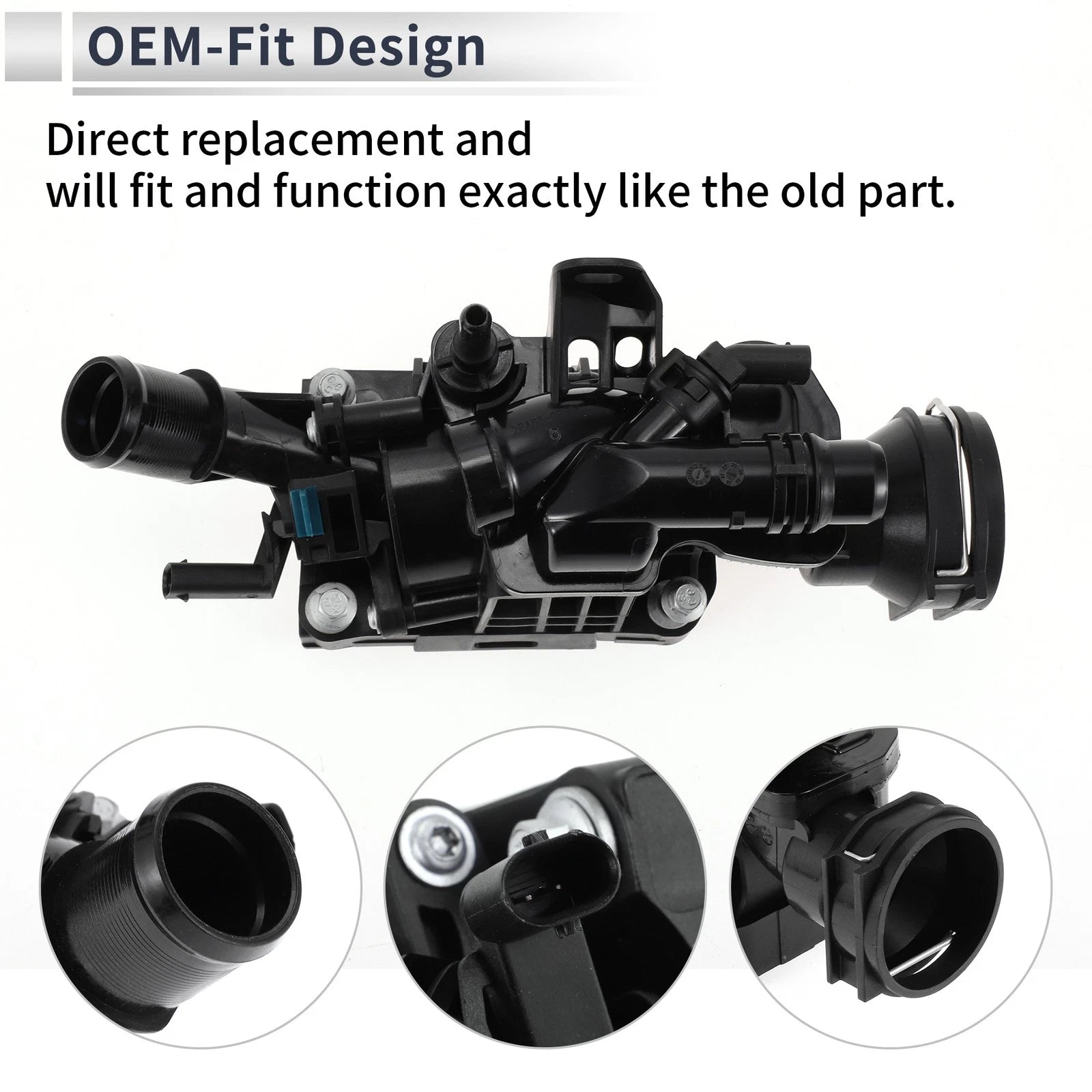 Engine Coolant Thermostat Housing Assembly for Ford Focus MK4 (2018–2023)