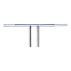 10" T-Bar Handle Bar for Harley Softail Dyna Sportster XL 883 XL1200 (Chrome)