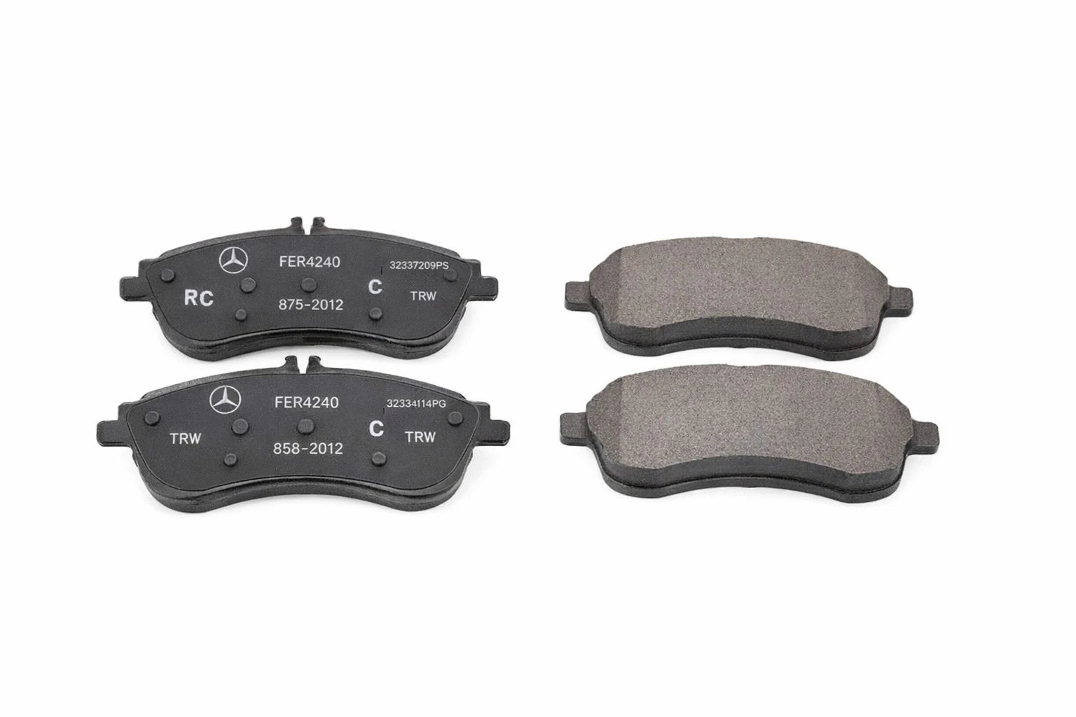 Set of 4 Front Disc Brake Pads for Mercedes-Benz GLK350 (2010–2015) 000420930490