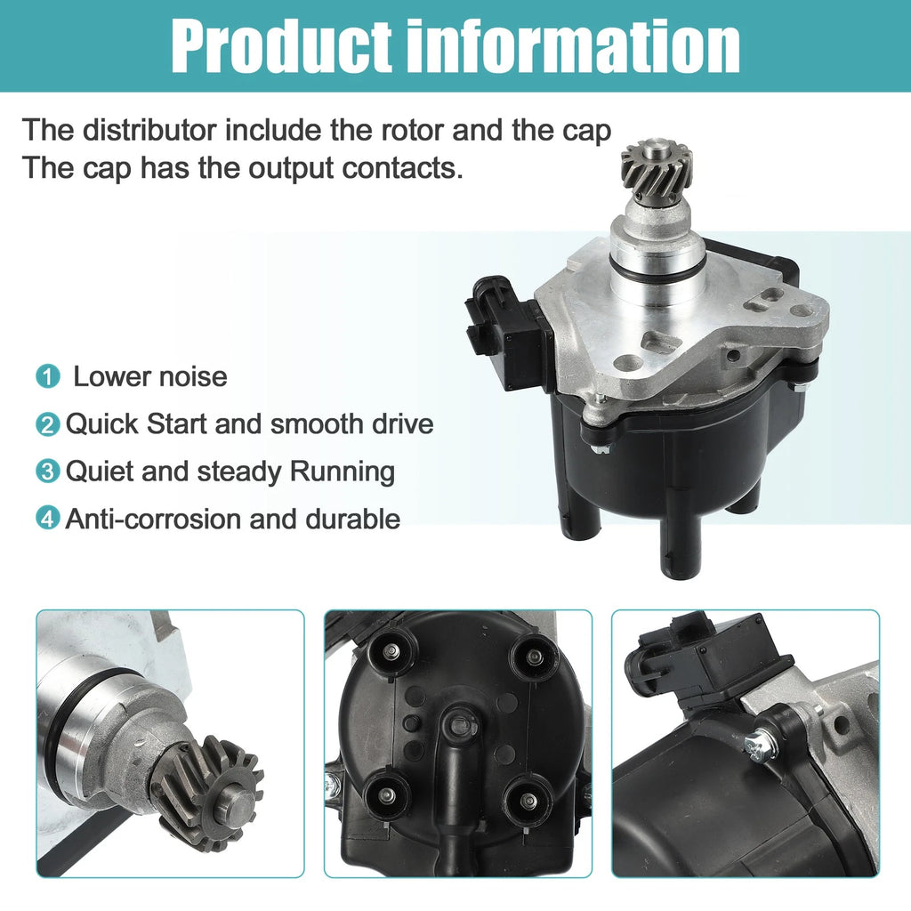Ignition Distributor for Toyota T100 Tacoma 4Runner L4 2.4L 2.7L (1995–2004) 1905075020 TY42