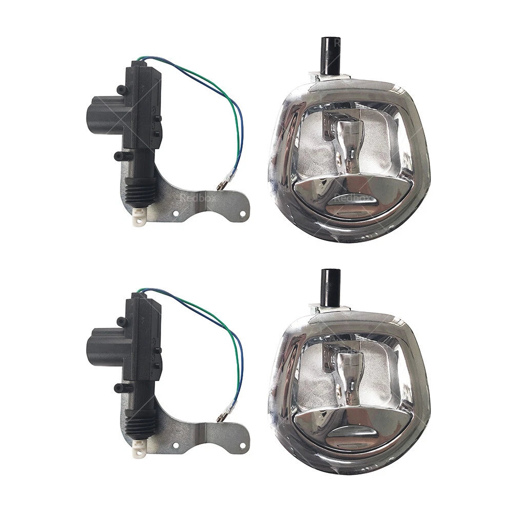 2X Power Operated Recessed Folding Whale Tail T Lock Handle for Trailers