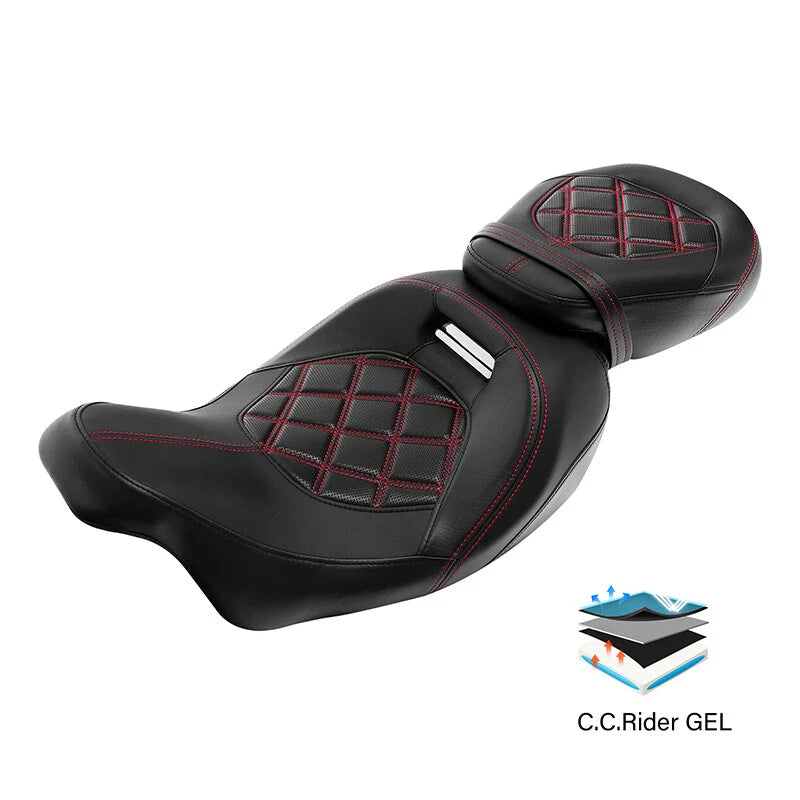 Gel Seat for Harley Touring CVO Road Street Glide (2009–2023)