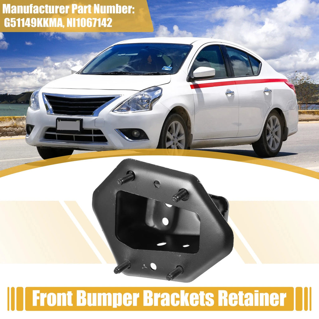 1 Pcs Front Right Bumper Bracket for Nissan Versa (2013–2019)