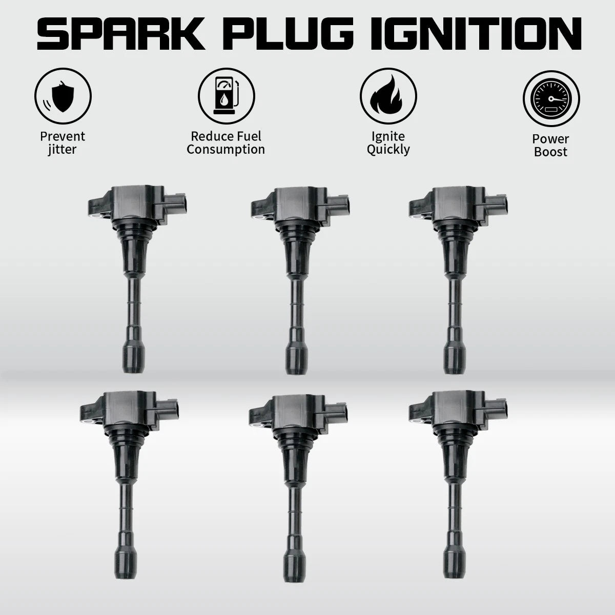 6X Ignition Coil for Infiniti Nissan Murano Pathfinder Maxima (2003–2021) UF550