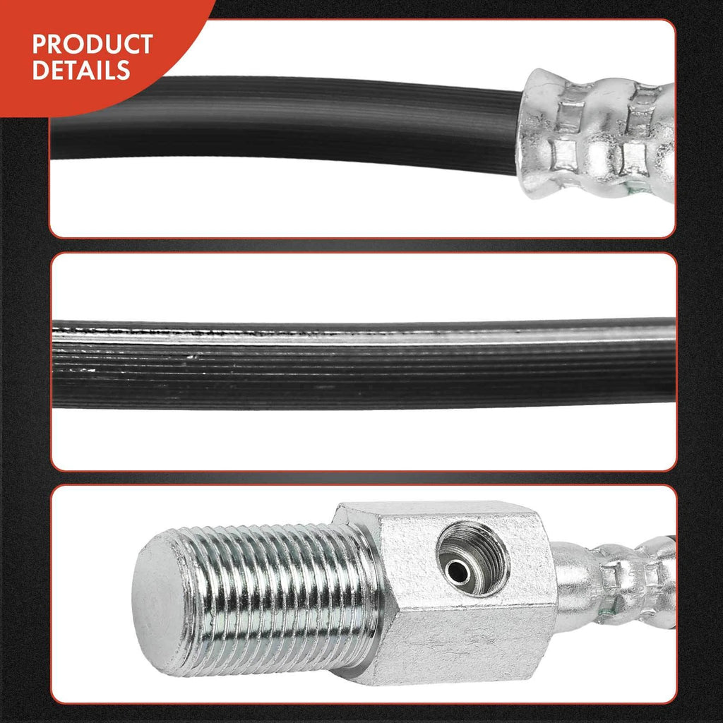 Front Brake Hydraulic Hose for GMC C7000, Chevy P6000 (1990)