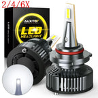 2X 9005 HB3 LED High Beam Headlight Kit for CANBUS (No Error, 6500K)