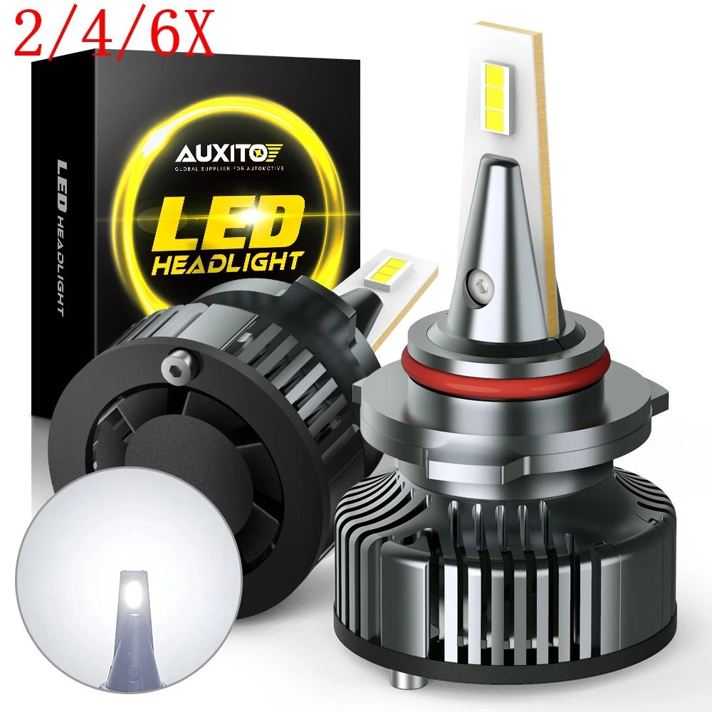 2X 9005 HB3 LED High Beam Headlight Kit for CANBUS (No Error, 6500K)