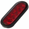 2X 6" 10LED Oval Reverse Back Up Turn Signal Tail Light for Trailer Truck