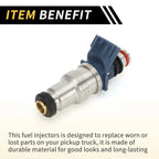 Fuel Injector for Toyota Tacoma (1995–2001) No. 23209-79085, 4 Holes, Blue