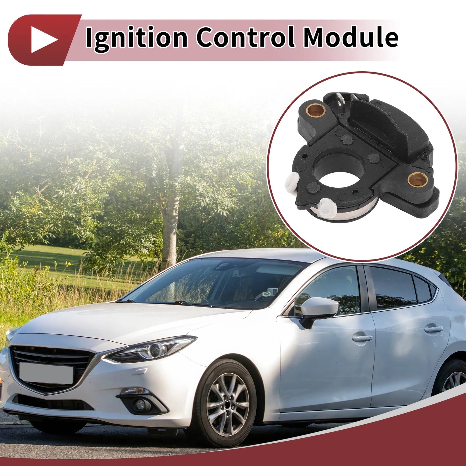 1 Pc Ignition Control Module No.E9ZZ12A297 for Mazda 929 (1983–1987)
