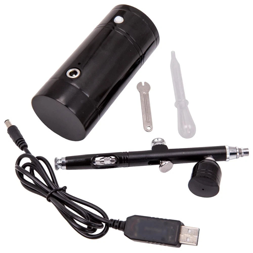 Airbrush Air Compressor Kit Set of 2 with 0.3mm Nozzle