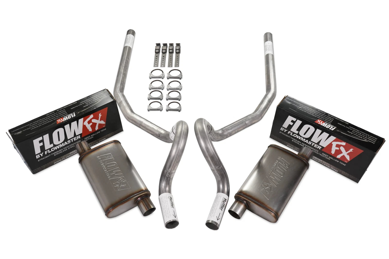 2.5" Dual Exhaust Kit for GM G Body (1978–1988) - Flowmaster Flow FX