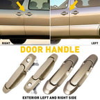Set of 4 Exterior Door Handles for Toyota Sienna (1998–2003) Beige