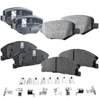 Set of 4 Brake Pads for Ford Police Interceptor Utility Explorer MKT MKS