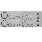 32Pcs ABC Valve Block Seal Kit for Mercedes CL55 CL65 CL500 CL600 S55 (2000-2006)