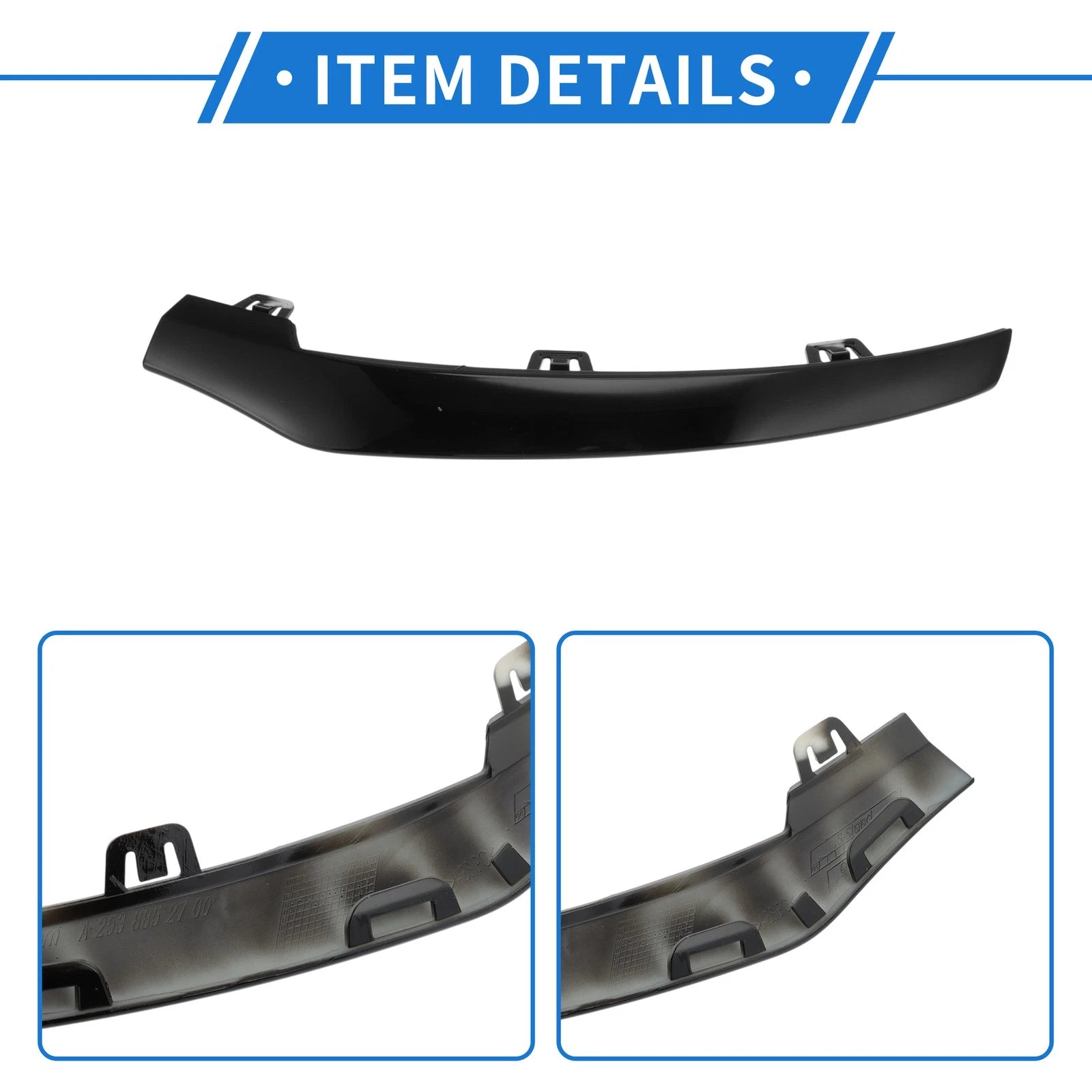 Bumper Grille Trim Garnish No.2538855300 for Mercedes-Benz GLC (2016–2023)