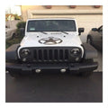 Black Round Star Decal Sticker for Jeep Wrangler
