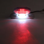 1x Smoke Lens 16 LED Turn Signal Brake License Plate Tail Light for Car