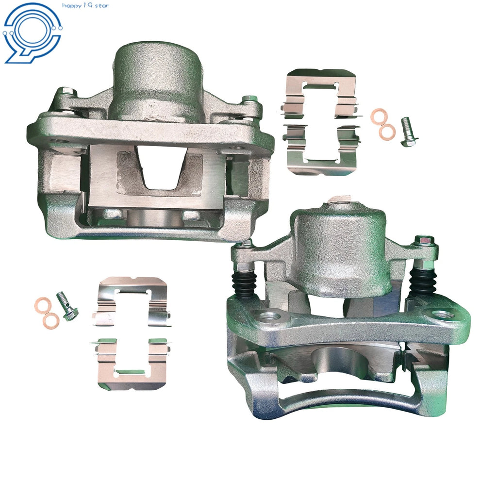 Pair Front Brake Calipers with Bracket for Chevrolet Cruze Volt (2016–2019)