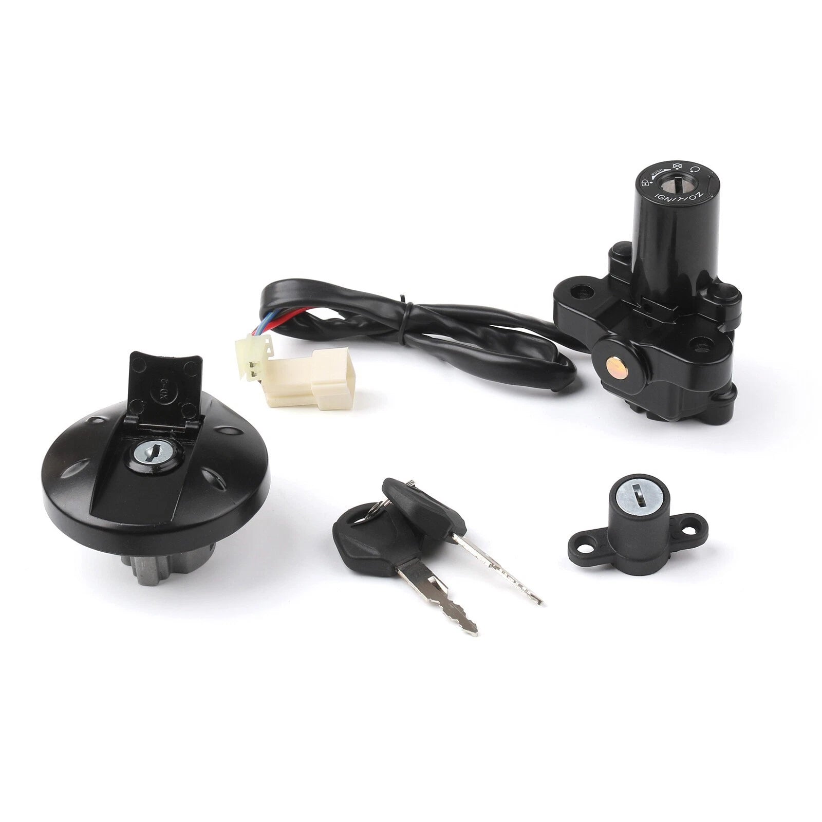 Ignition Switch Lock & Fuel Gas Cap Key Set for Yamaha XT660 (2004–2011)