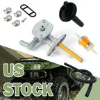 Fuel Valve Petcock & Lever Screw for Kawasaki Prairie 360 KVF360 (2003–2013)