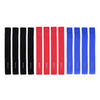 Set of 12 Neoprene Fishing Rod Straps with Self-Attaching Tab