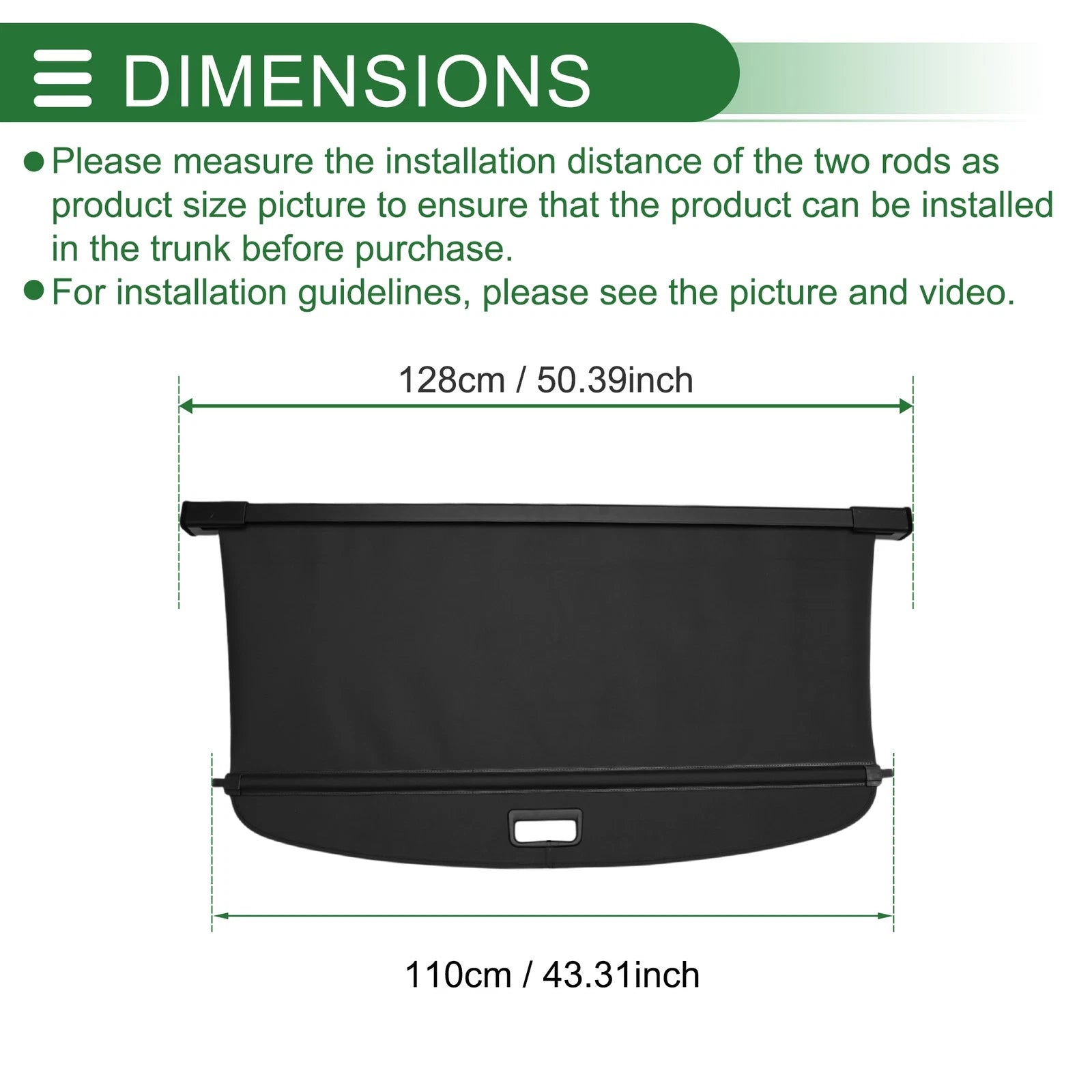 Retractable Cargo Cover for Volkswagen ID.6 (2022–2025) Canvas Black