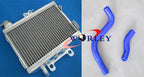 Aluminum Radiator + White Silicone Hose for Honda CR250R (1997-1999)