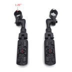 3" Pirate Skull Foot Peg Kit for Harley FatBoy, Street Bob