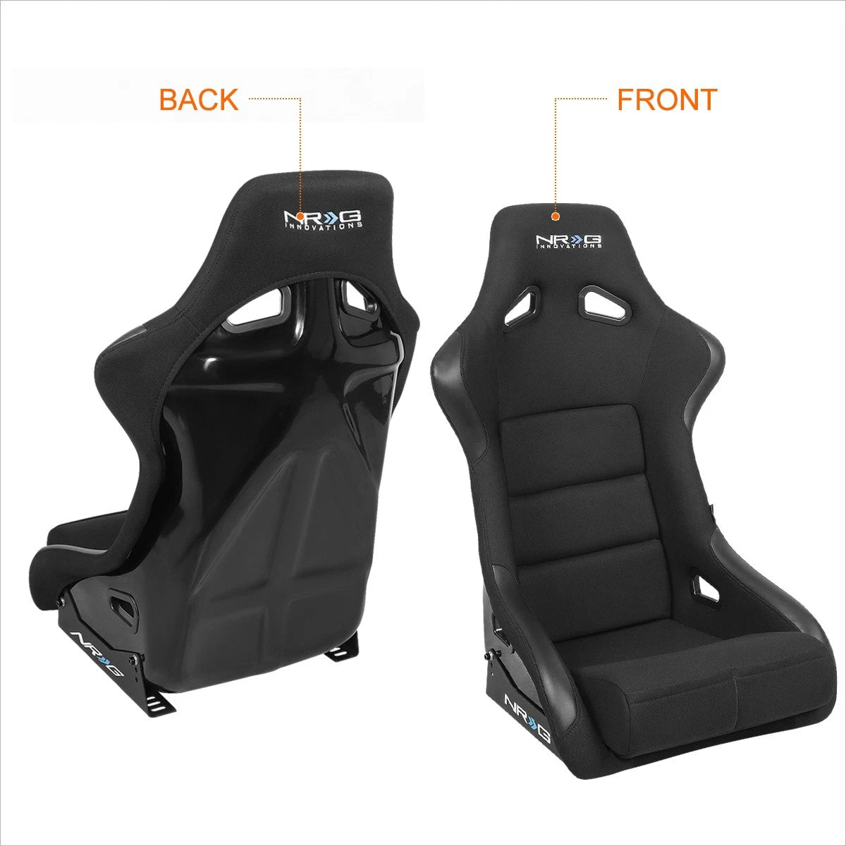 NRG Innovation FRP-301 Racing Bucket Seat for Universal Fit (All Years)
