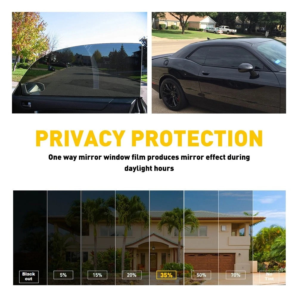 Window Tint Film 35% VLT for Car Home Office Glass (300CM Roll)