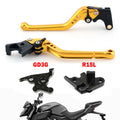 Long Clutch Brake Lever for Yamaha MT125 (2014–2019) Gold T9